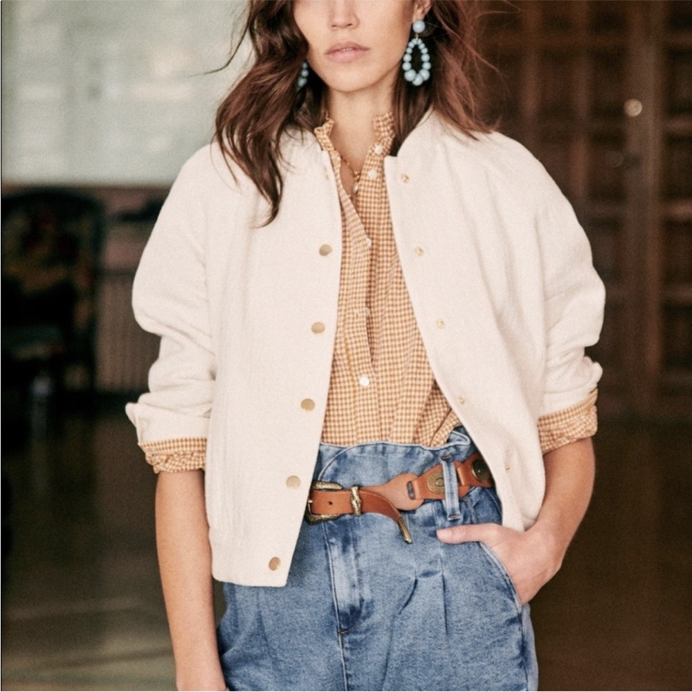 Sezane Mike Jacket Ecru